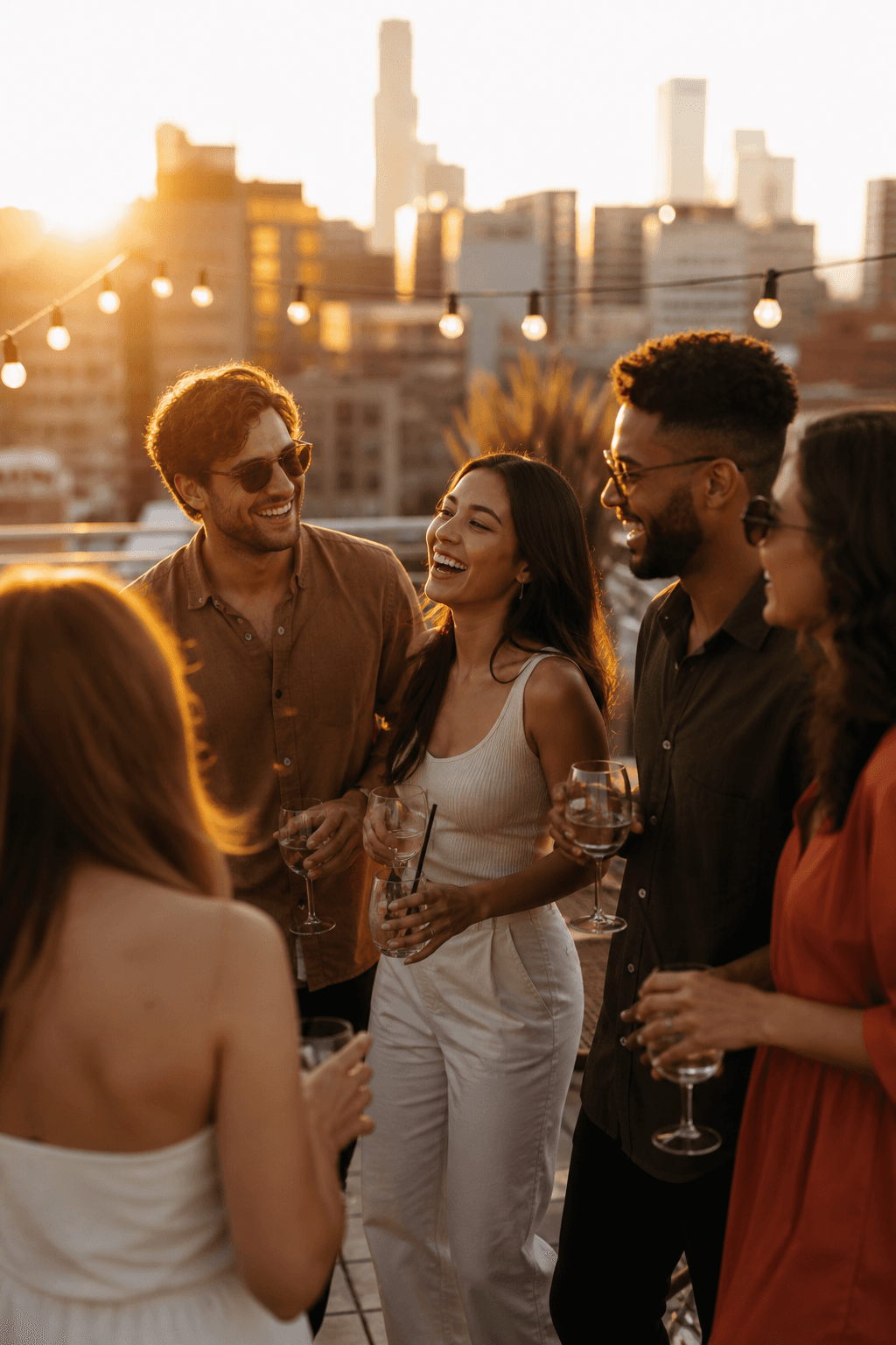 Social feed with substance